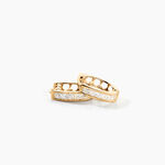 Cr&eacute;oles Ivria Or Jaune Oxyde De Zirconium - Boucles d'oreilles cr&eacute;oles Femme | Histoire d&rsquo;Or