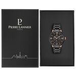 Montre Pierre Lannier Collection Beaucour Noir - Montres Homme | Histoire d&rsquo;Or