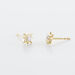 Boucles D'oreilles Puces Astralia Or Jaune Oxyde De Zirconium - Clous d'oreilles Femme | Histoire d’Or
