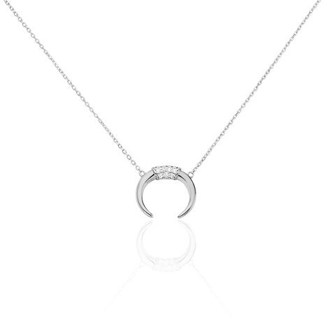 Collier Corneliana Argent Blanc Oxyde De Zirconium - Colliers fantaisie Femme | Histoire d’Or