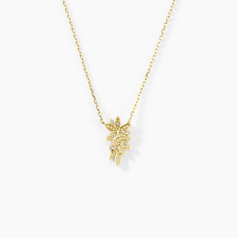 Collier Cezar Or Jaune Diamant - Colliers Femme | Histoire d’Or