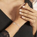 Bracelet Argent Blanc Laux - Bracelets Coeur Femme | Histoire d’Or