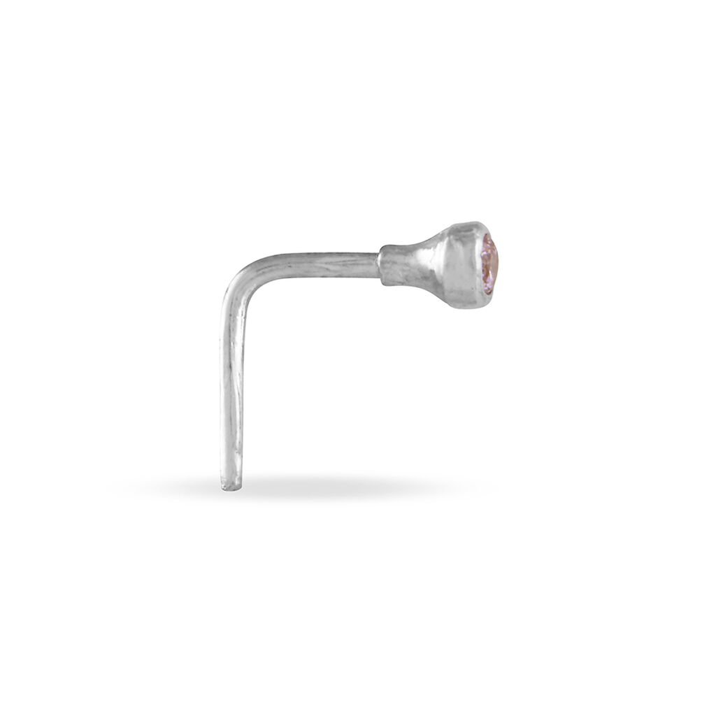 Piercing De Nez Fethi Serti Clos Or Blanc Oxyde De Zirconium - Bijoux Femme | Histoire d&rsquo;Or