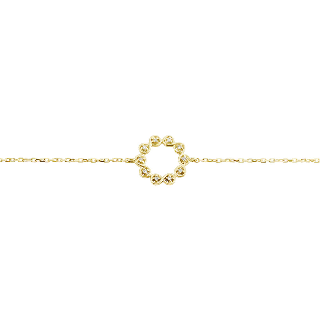 Bracelet Or Jaune Adjoa Diamants - Bracelets Femme | Histoire d&rsquo;Or