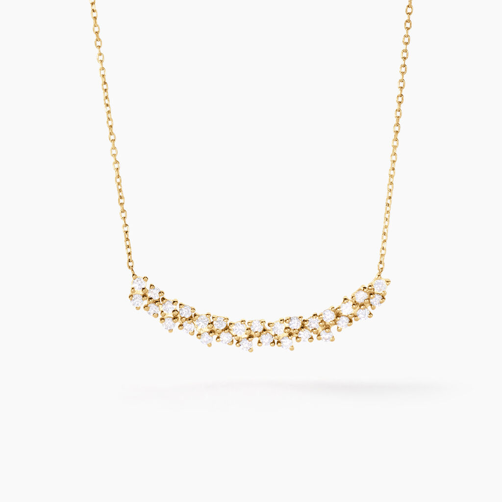 Collier Orion Or Jaune Oxyde De Zirconium - Colliers Femme | Histoire d’Or