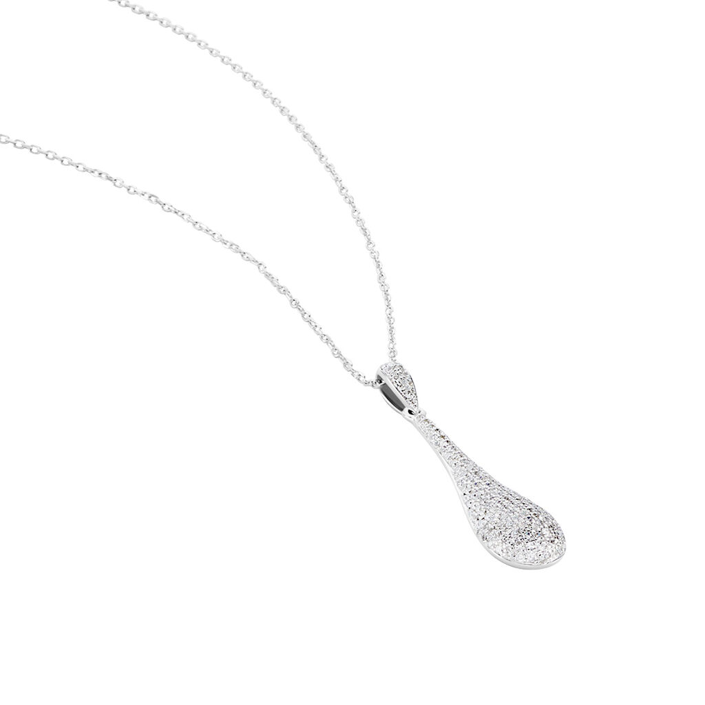 Collier Celine Or Blanc Diamant - Colliers Femme | Histoire d’Or
