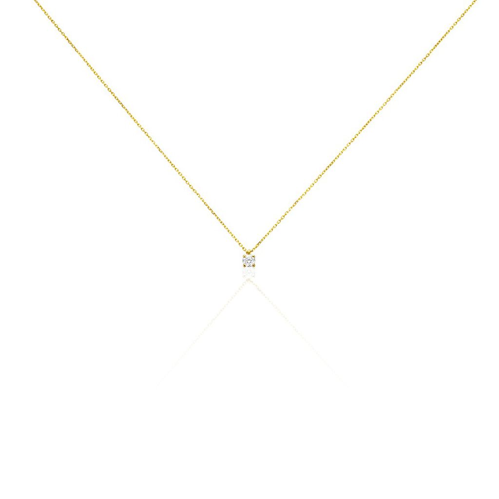 Collier Elfa Or Jaune Diamant - Colliers Femme | Histoire d’Or