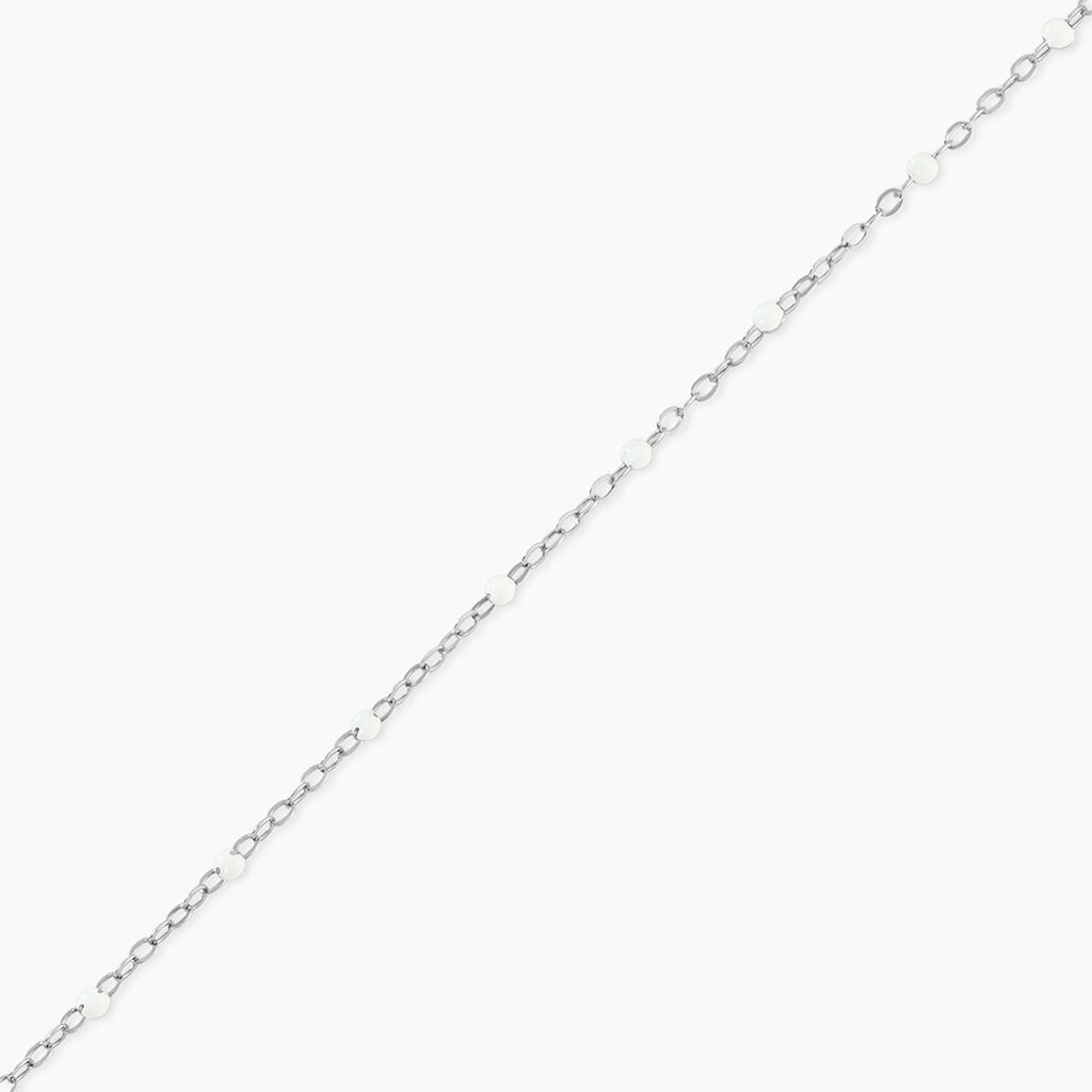 Bracelet Polka Argent Blanc - Bijoux sans pierre Femme | Histoire d&rsquo;Or