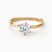 Solitaire Or Jaune Laurian Oxyde De Zirconium Blanc - Bagues solitaires Femme | Histoire d’Or