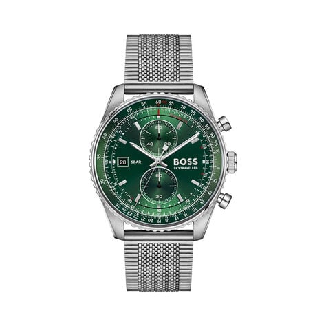 Montre Hugo Boss Skytraveller Pro Vert - Montres Homme | Histoire d&rsquo;Or
