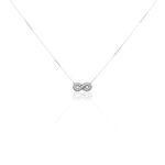 Collier Or Blanc Chlotildane Diamants - Colliers Femme | Histoire d&rsquo;Or
