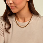 Collier Dionyse Acier Jaune - Chaines Femme | Histoire d&rsquo;Or