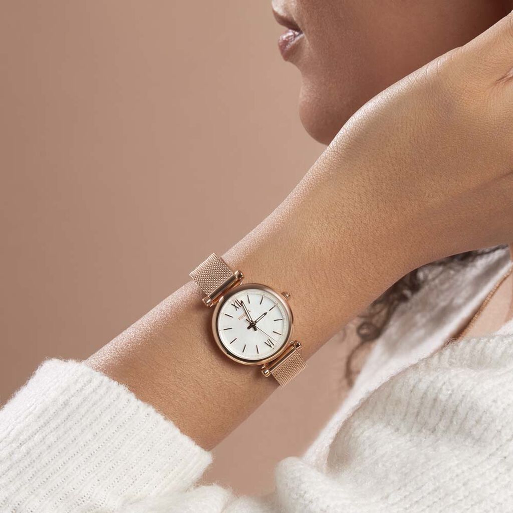 Montre Fossil Carlie Mini Nacre - Montres Femme | Histoire d’Or