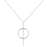 Collier Sautoir Timie Acier Blanc - Sautoirs Femme | Histoire d&rsquo;Or