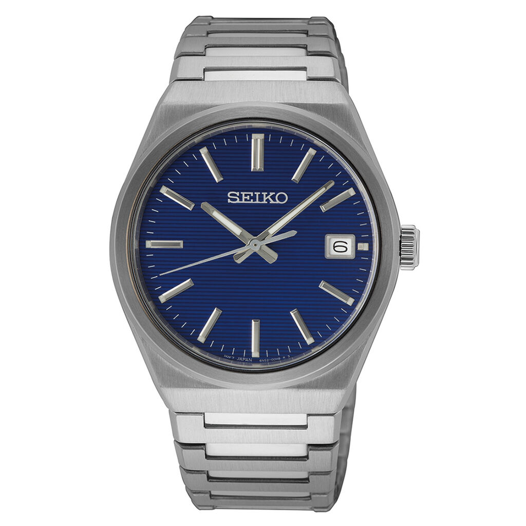 Montre Seiko Classique Bleu - Id&eacute;es cadeaux Homme | Histoire d&rsquo;Or