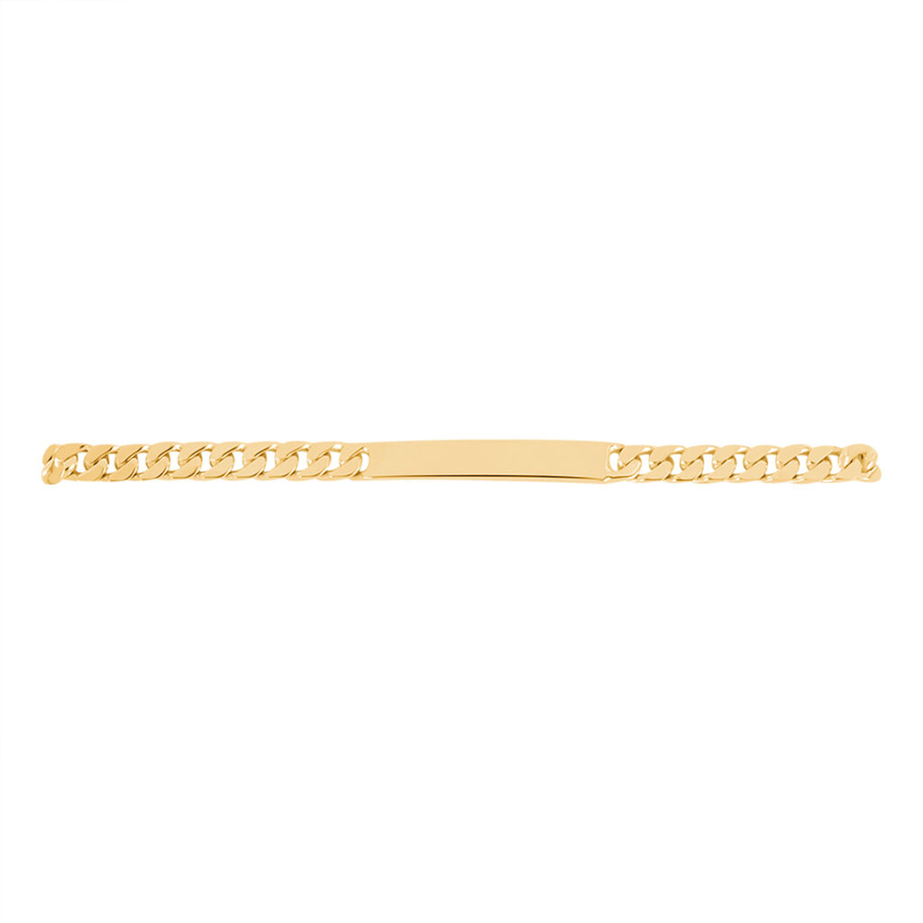 Bracelet Identité Clement Plaqué Or Jaune - Gourmettes Femme | Histoire d’Or