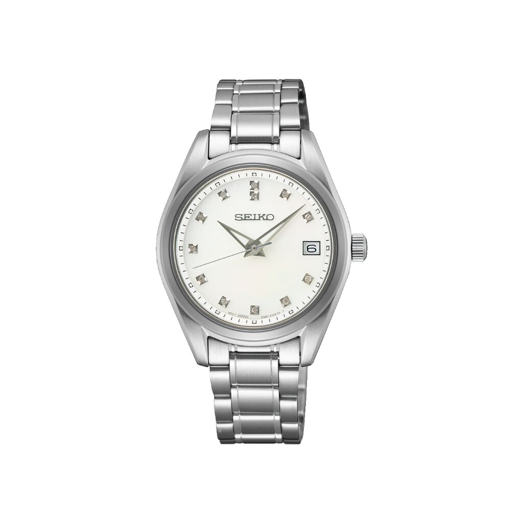 Montre Seiko Classique Nacre Blanche - Montres Femme | Histoire d’Or