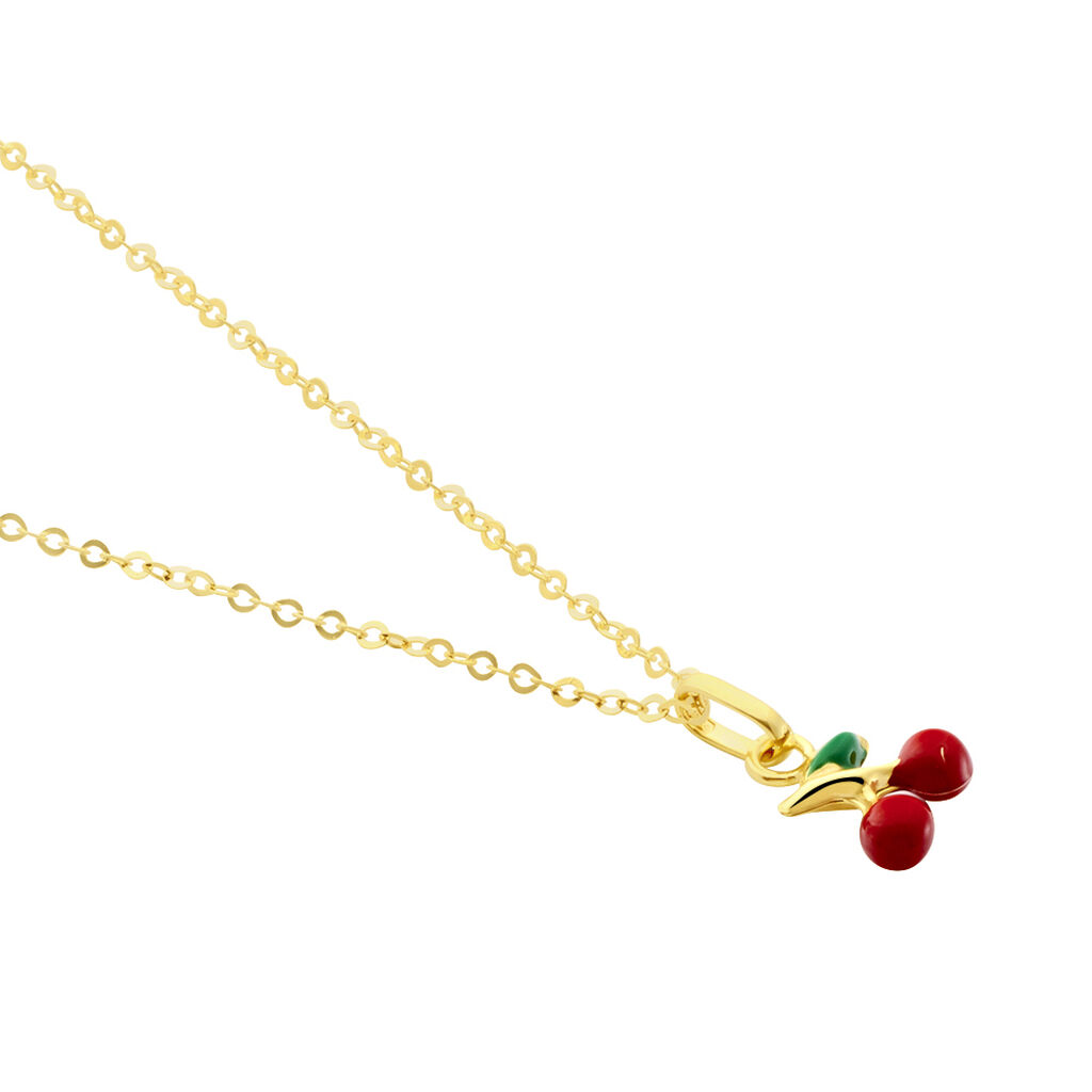 Collier Cherry Cerise Or Jaune - Colliers Enfant | Histoire d’Or