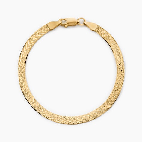 Bracelet Argent Jaune Alay - Bracelets cha&icirc;ne Femme | Histoire d&rsquo;Or