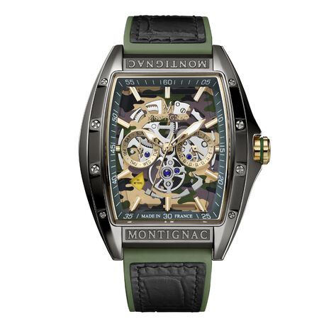 Montre Montignac Tonneau Multicolore - Montres Homme | Histoire d&rsquo;Or