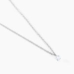 Collier Argent Constantin Argent Blanc Oxyde - Colliers fantaisie Femme | Histoire d&rsquo;Or