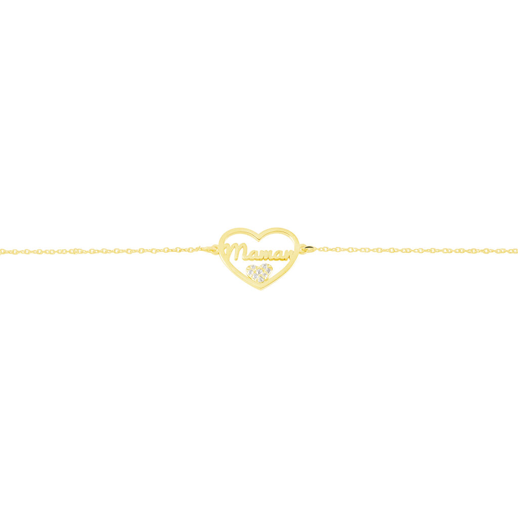 Bracelet Micarla Or Jaune Oxyde De Zirconium - Bracelets Femme | Histoire d’Or