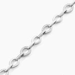 Bracelet Jonc Tehei Argent Blanc Oxyde De Zirconium - Bracelets Femme | Histoire d&rsquo;Or