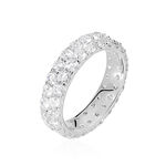 Alliance Marjelle Or Blanc Oxyde De Zirconium - Alliances Femme | Histoire d&rsquo;Or