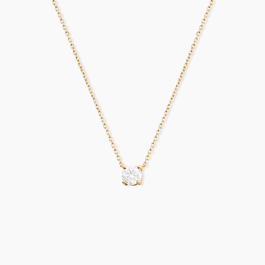 Collier Collection Aphrodite Or Jaune Diamant Synthetique - Colliers Femme | Histoire d&rsquo;Or
