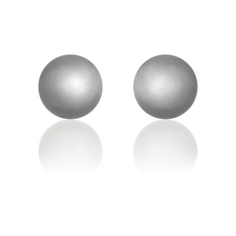 Boucles D'oreilles Puces Lu-ann Or Jaune Perle De Culture De Tahiti - Clous d'oreilles Femme | Histoire d&rsquo;Or