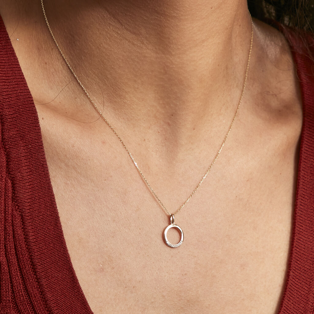 Collier Or Jaune Vahina Diamants - Colliers Femme | Histoire d’Or