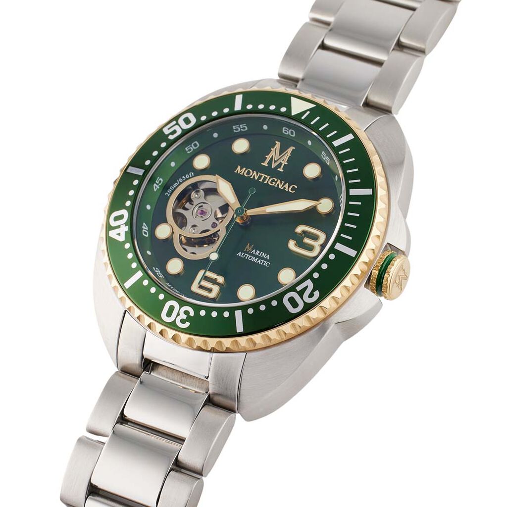 Montre Montignac Marina Vert - Montres Homme | Histoire d&rsquo;Or