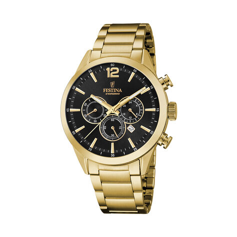 Montre Festina Timeless Chronograph Noir - Montres Homme | Histoire d’Or