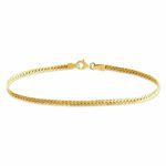 Bracelet Izel Maille Anglaise Or Jaune - Bracelets cha&icirc;ne Femme | Histoire d&rsquo;Or