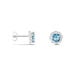 Boucles D'oreilles Puces Argent Blanc Clover Verre Oxydes De Zirconium - Boucles d'oreilles fantaisie Femme | Histoire d’Or