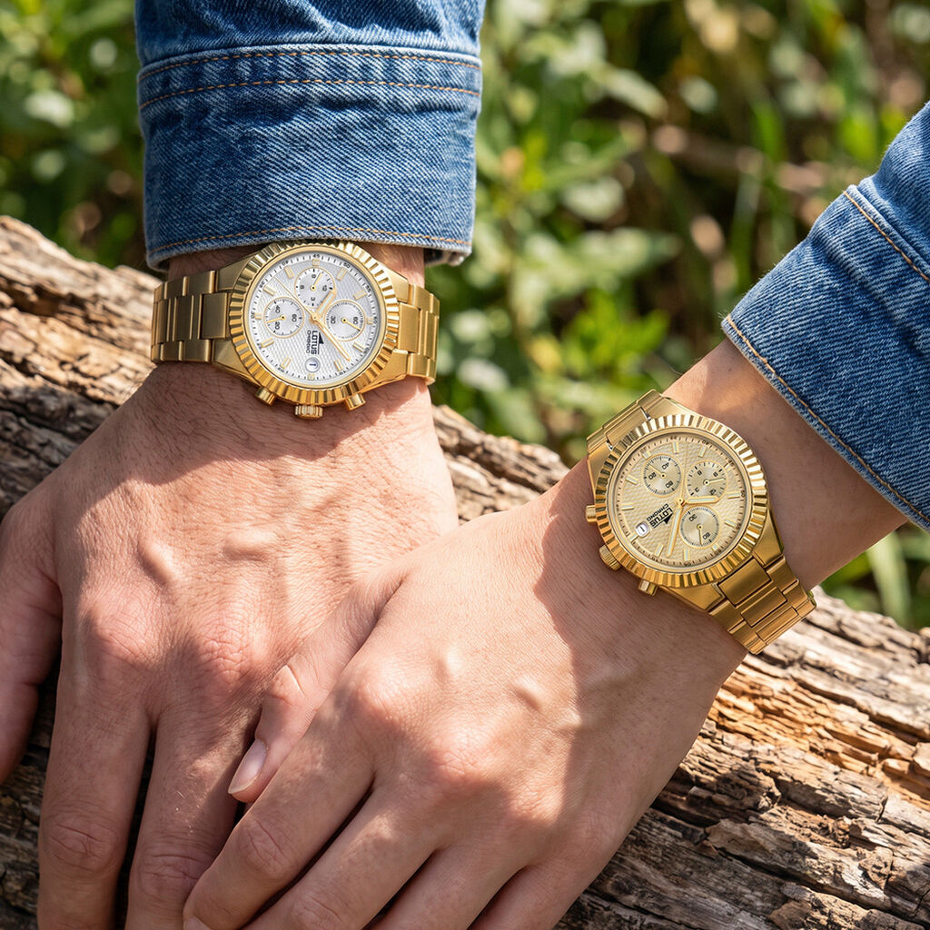 Montre Lotus Freedom Chrono Champagne - Montres chronographes Homme | Histoire d&rsquo;Or
