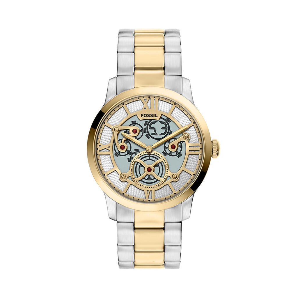 Montre Fossil Bic Tic Tourbillon Argent&eacute; - F&ecirc;te des p&egrave;res Homme | Histoire d&rsquo;Or