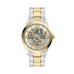 Montre Fossil Bic Tic Tourbillon Argent&eacute; - F&ecirc;te des p&egrave;res Homme | Histoire d&rsquo;Or