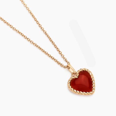 Collier Par Amour Plaque Or Jaune Agate - Colliers Femme | Histoire d’Or