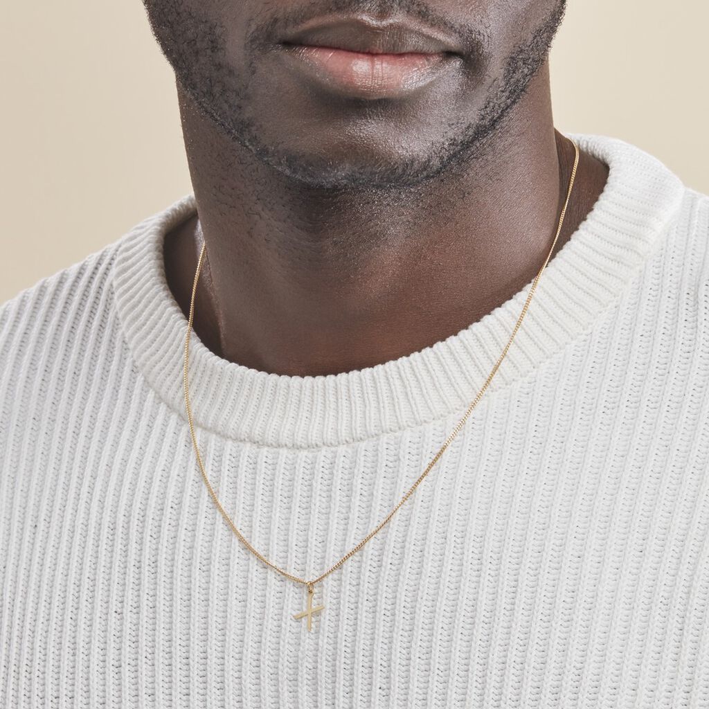 Pendentif Ionia Lettre Or Jaune - Pendentifs Famille | Histoire d’Or