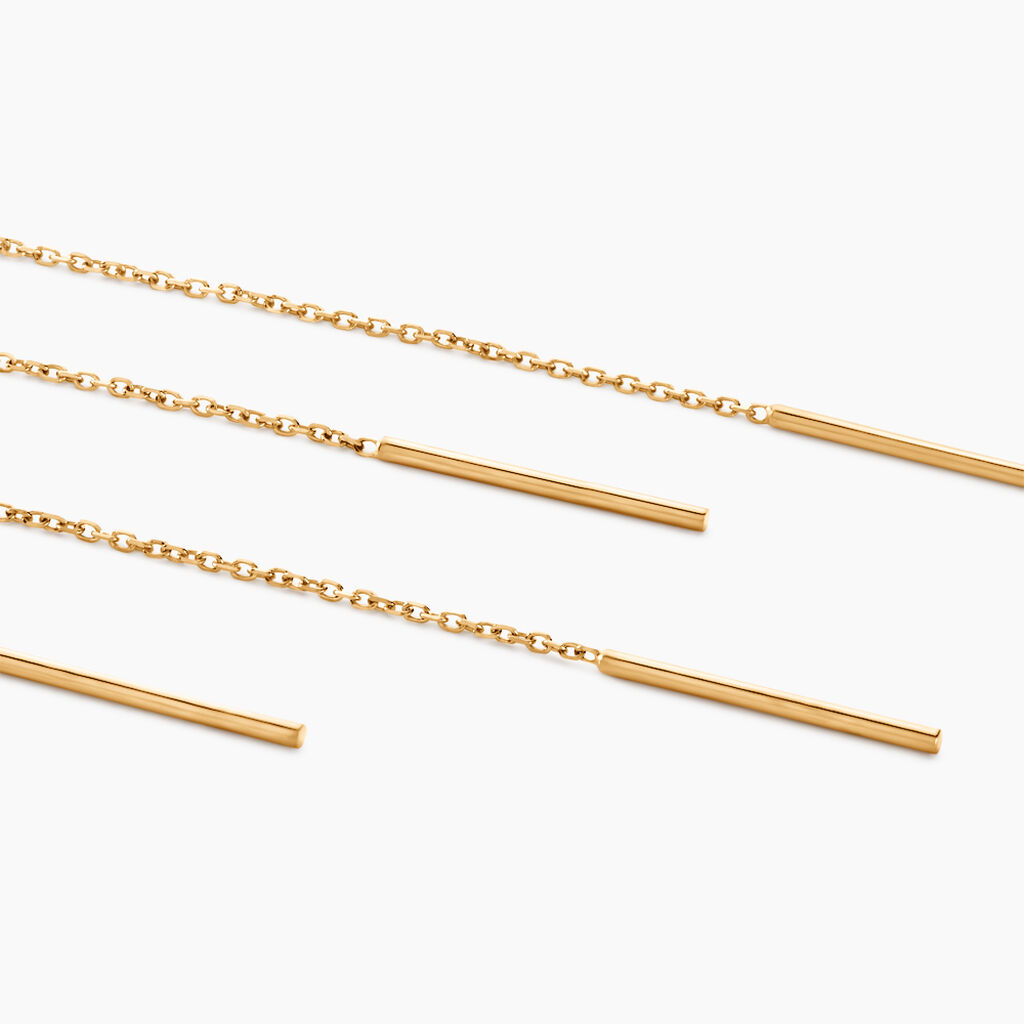 Boucles D'oreilles Pendantes Chloee Or Jaune - Boucles d'oreilles pendantes Femme | Histoire d’Or