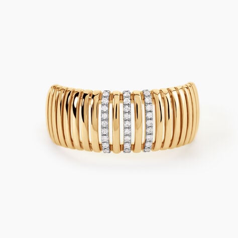 Bague Sepharine Or Jaune Diamant - Bagues avec pierre  | Histoire d&rsquo;Or