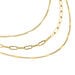 Collier Abiel Acier Doré - Colliers doubles et triples chaînes Femme | Histoire d’Or