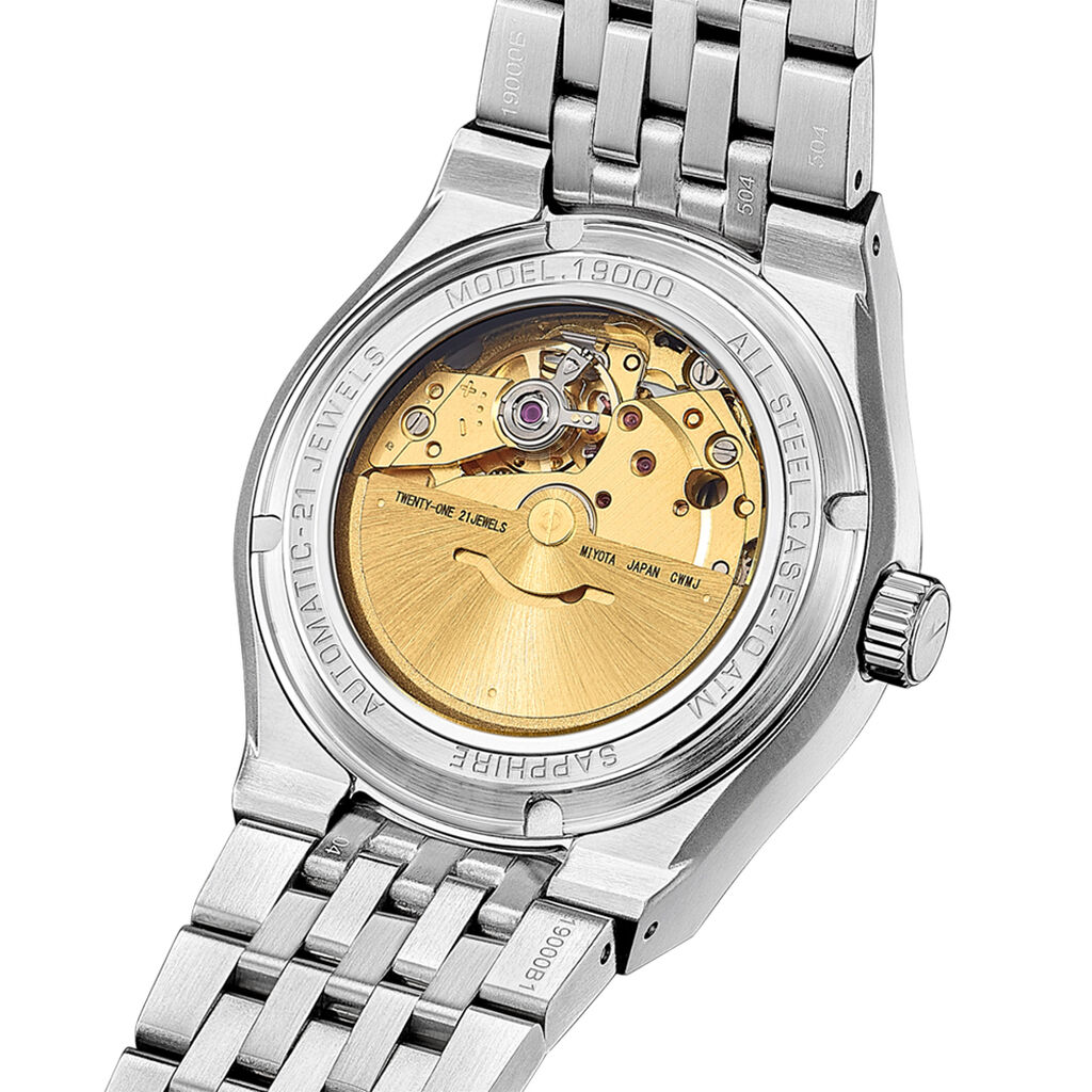 Montre Lotus Automatic 39 Argent&eacute; - F&ecirc;te des p&egrave;res Homme | Histoire d&rsquo;Or