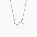 Collier Vega Argent Blanc Oxyde De Zirconium - Colliers Zodiaque Femme | Histoire d&rsquo;Or