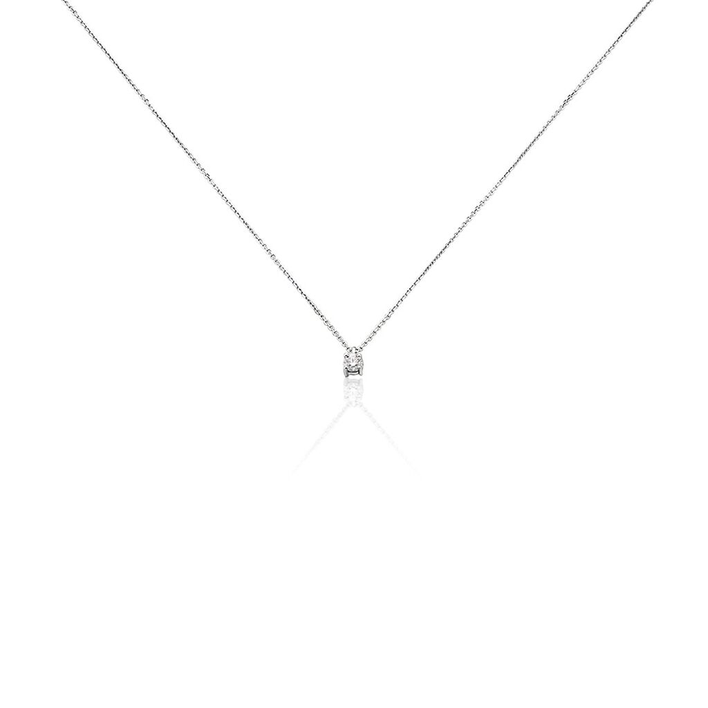 Collier Elfa Or Blanc Diamant - Colliers Femme | Histoire d&rsquo;Or