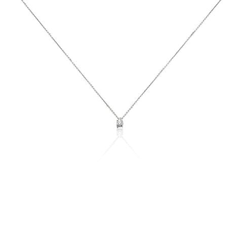 Collier Elfa Or Blanc Diamant - Colliers Femme | Histoire d&rsquo;Or