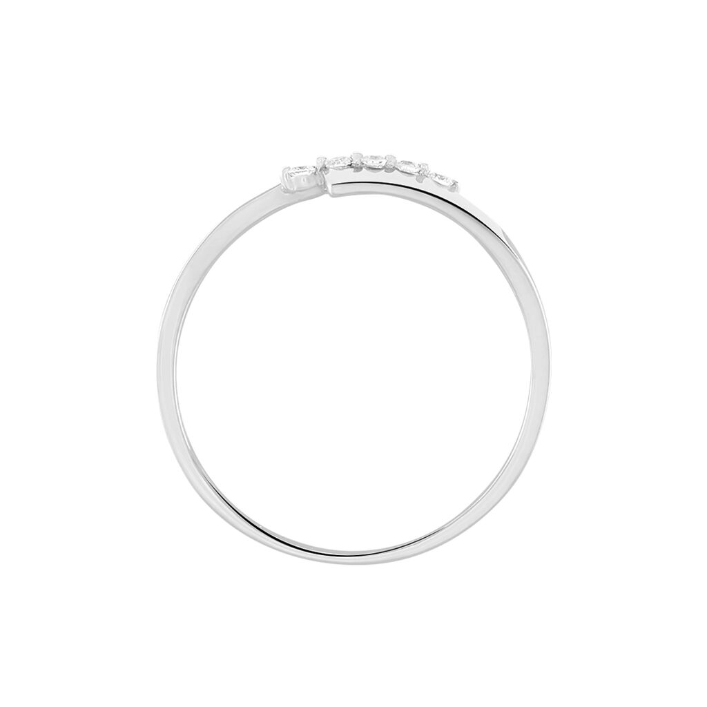 Bague Abbie Or Blanc Diamant - Bagues avec pierre Femme | Histoire d’Or