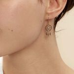 Boucles D'oreilles Pendantes Attrape Reves Plaque Or Pierre - Boucles d'oreilles fantaisie Femme | Histoire d&rsquo;Or