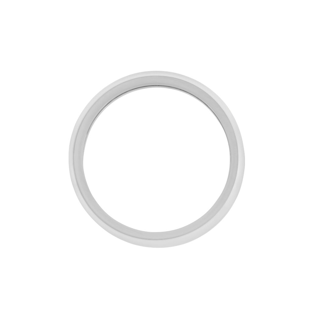 Bague Mollie Acier Blanc - Bagues fantaisie Homme | Histoire d’Or